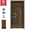 Puerta blindada de diseño de panel personalizado de fábrica, Puertas de acero de Turquía Puertas de swing externas, Puerta de seguridad turca de moda